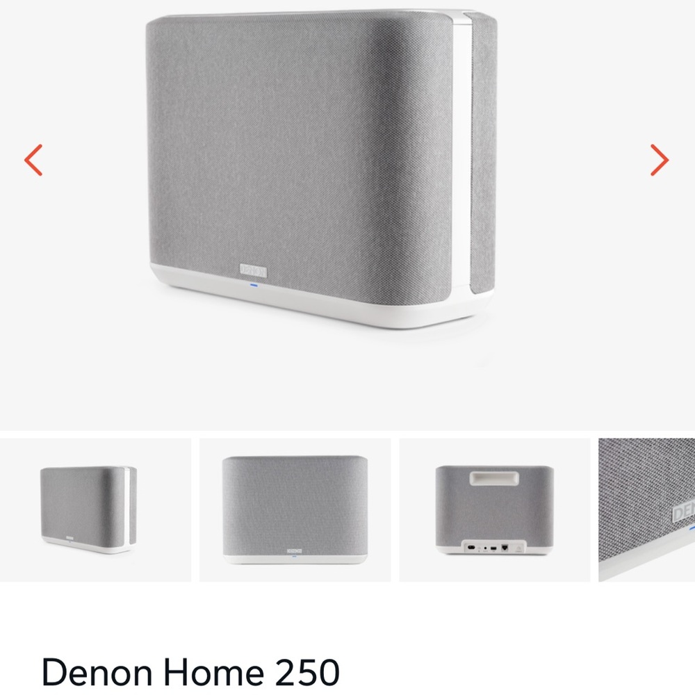 Denon 250 White Speaker